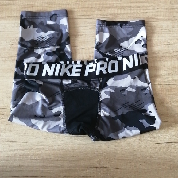 Nike Camo Print Boys Leggings - Picture 4 of 8